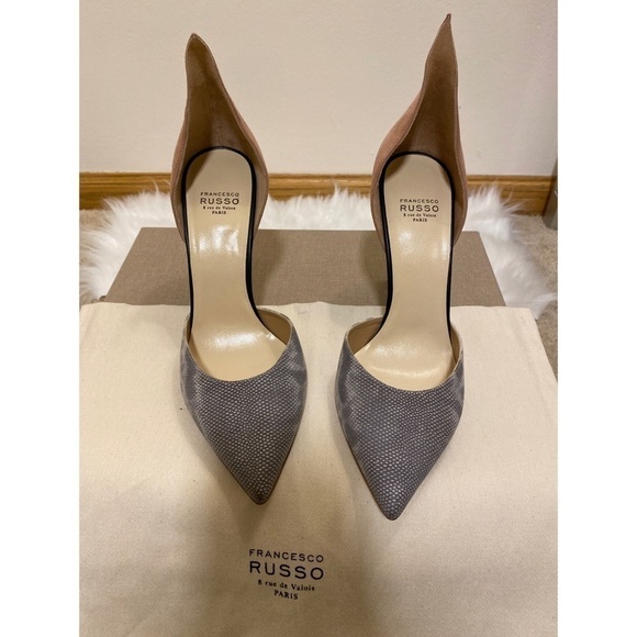 NEW IN BOX Francesco Russo Paris Karung Nubuck